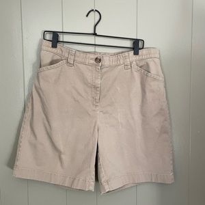 LL Bean khaki shorts. Size 16